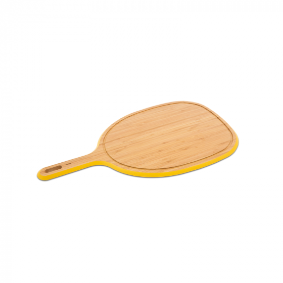 Bamboo Handle Board - Yellow border