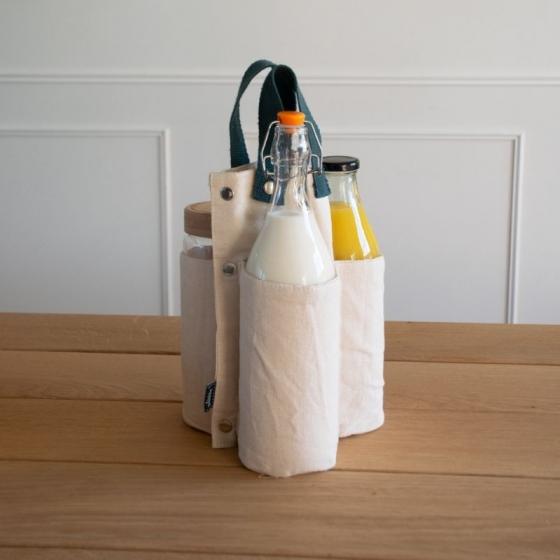 Organic Cotton Bottle Bag