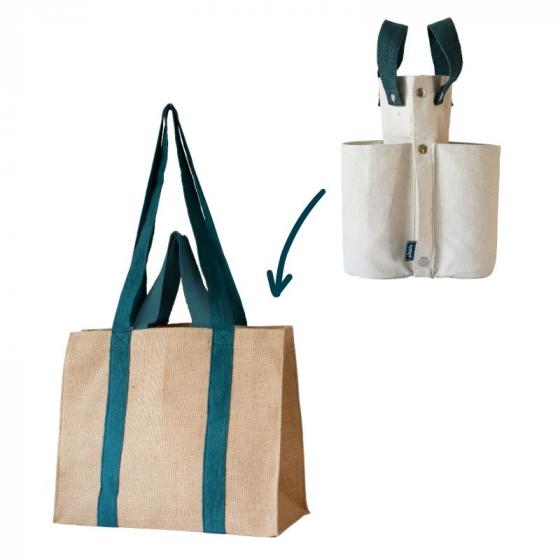 Organic Cotton Bottle Bag