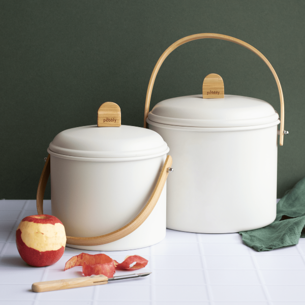 Seau à Compost d'Intérieur en Acier - 3,5 L