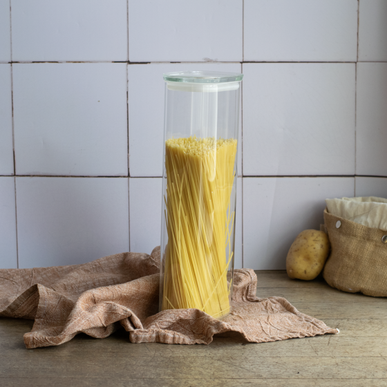 Rectangular Glass Storage Canister