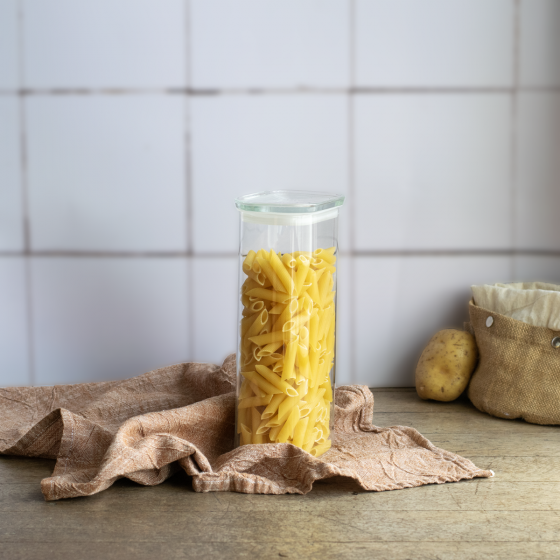 Rectangular Glass Storage Canister