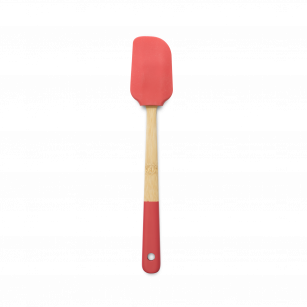 Spatule à pâtisserie silicone 28 cm avec manche en bois - couleur