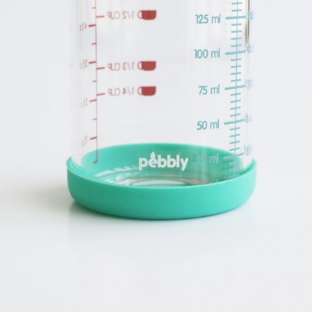 Verre doseur PEBBLY mesureur en verre avec silicone